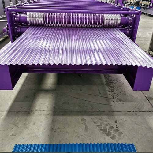 corrugated sheet forming machine