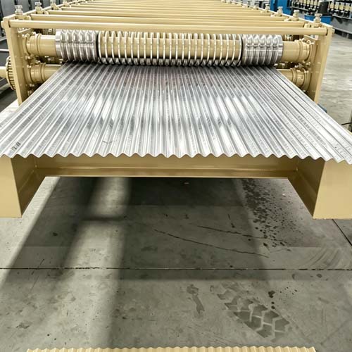 corrugated steel panel roll forming machine