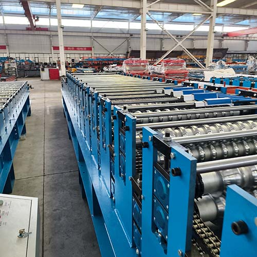 corrugated roof machine