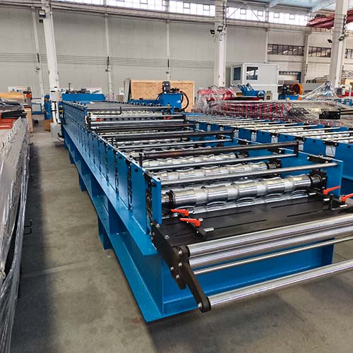corrugated roof machine