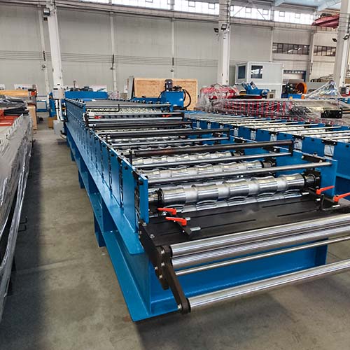 corrugated roof machine