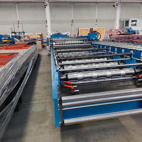 corrugated roof machine