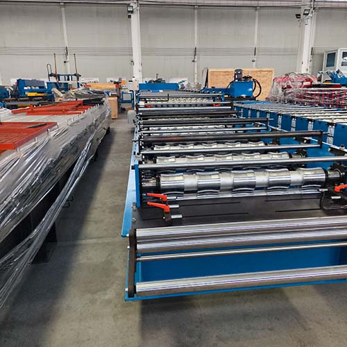 corrugated roof machine