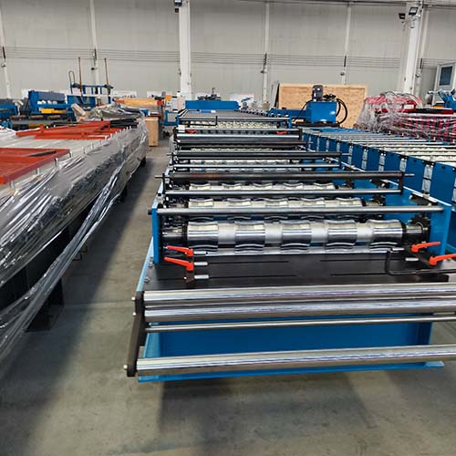 corrugated roof machine