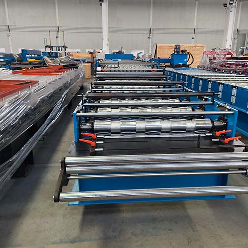 corrugated roof machine
