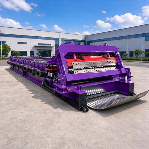 M&aacute;quina para curvar chapas met&aacute;licas de silos de gr&atilde;os