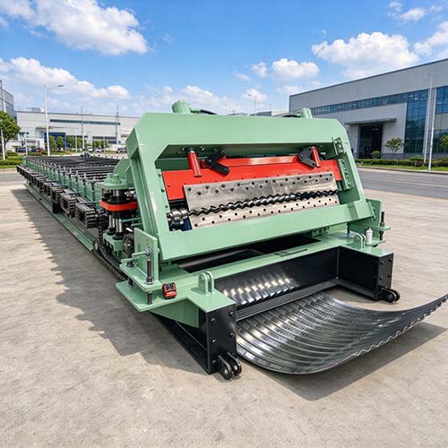 M&aacute;quina para produ&ccedil;&atilde;o de chapas de cobertura de silos