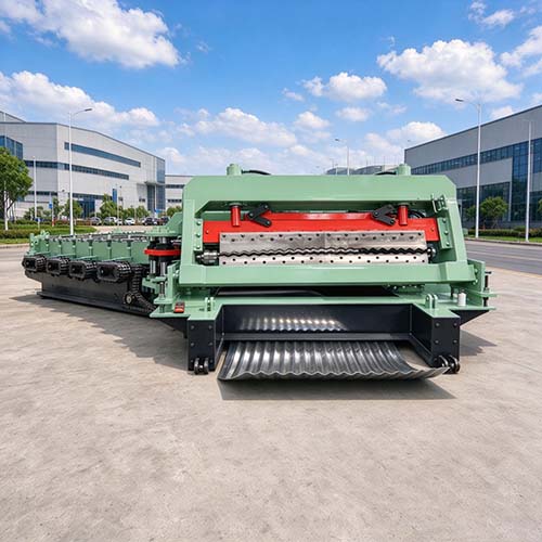 Equipamento para fabrica&ccedil;&atilde;o de tetos met&aacute;licos de silos