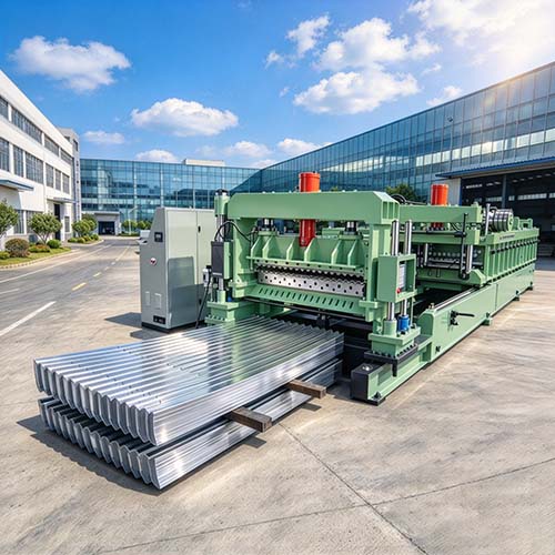Maquina de curvamento para silo metalico com chapa ondulada galvanizada