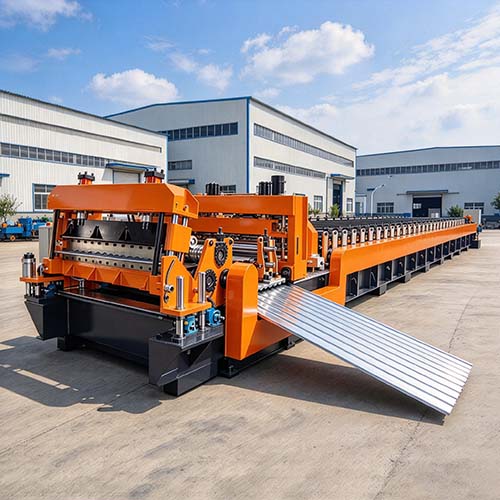 M&aacute;quina para fabrica&ccedil;&atilde;o de pain&eacute;is de a&ccedil;o para silo