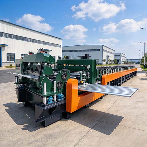 Linha de produção de painéis para silo metálico