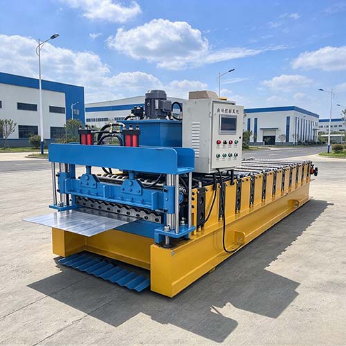 Linha de producao de chapas metalicas onduladas