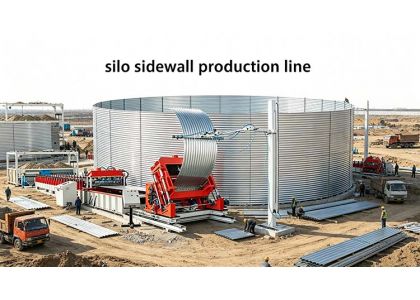 Customized Grain Silo Roll Forming Line Meets Global Market Requirements