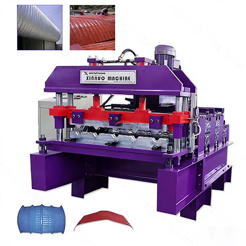 roof sheet crimping machine