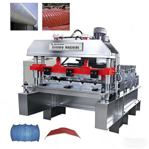 hydraulic roof curving roll forming machine
