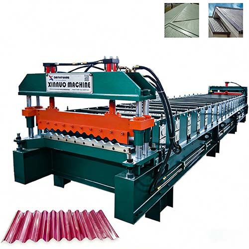 corrugated steel panel roll forming machine