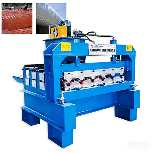 hydraulic roof panel curving machine