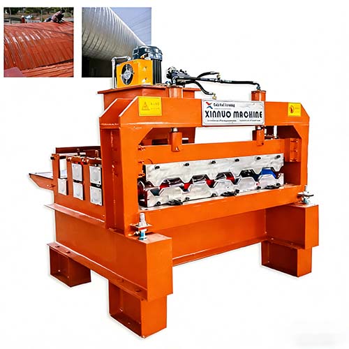 roof panel curving machine