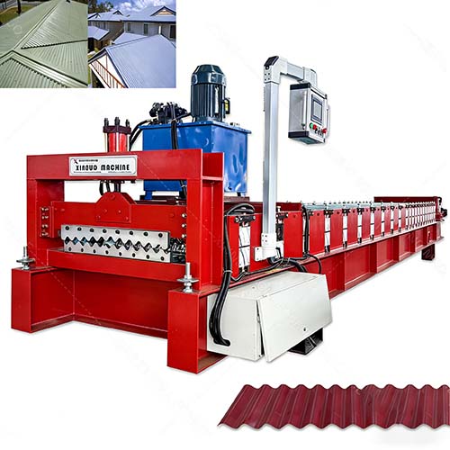 corrugated roof machine