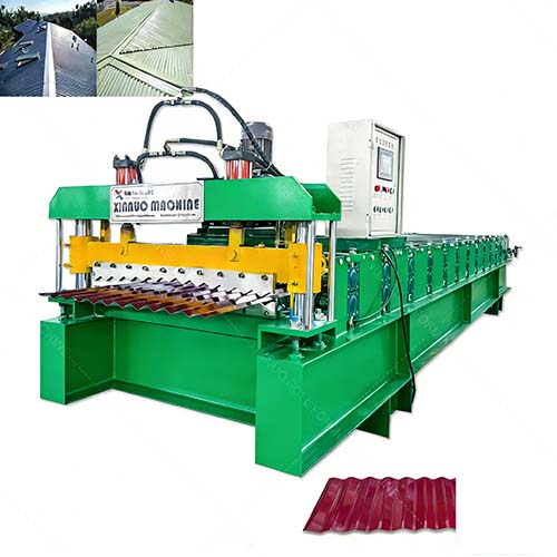 corrugated metal machine