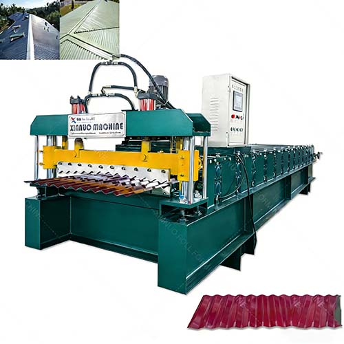 corrugated roof roll forming machine