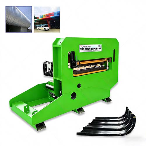 roof panel curving machine