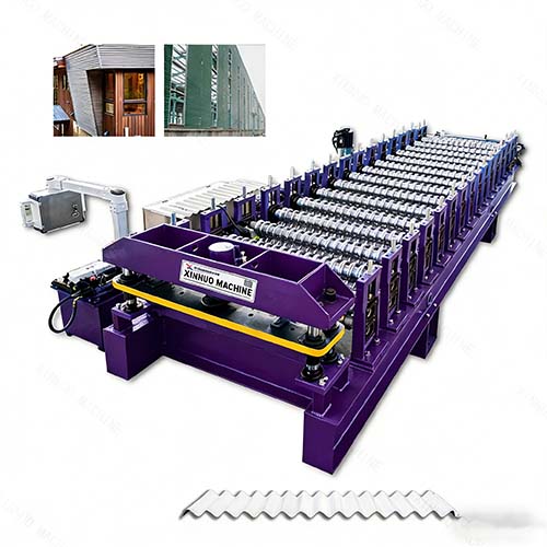 corrugated iron machine