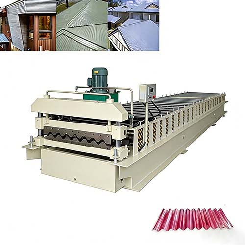 corrugated steel panel roll forming machine