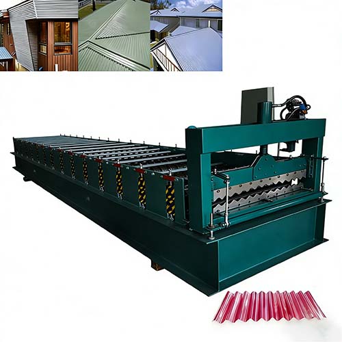 corrugated iron machine