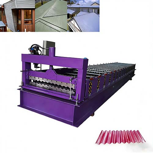 corrugated metal rolling machine