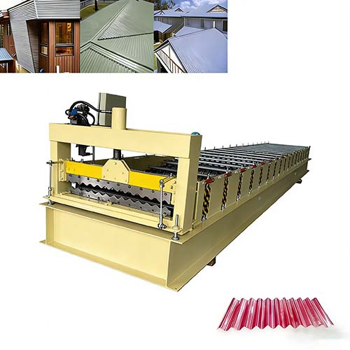 corrugated roof machine
