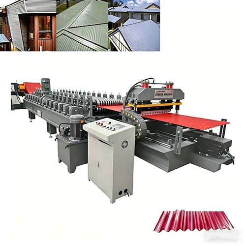 corrugated metal machine