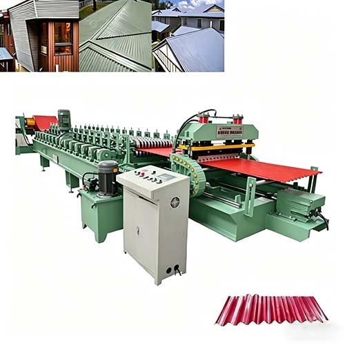 corrugated roof machine