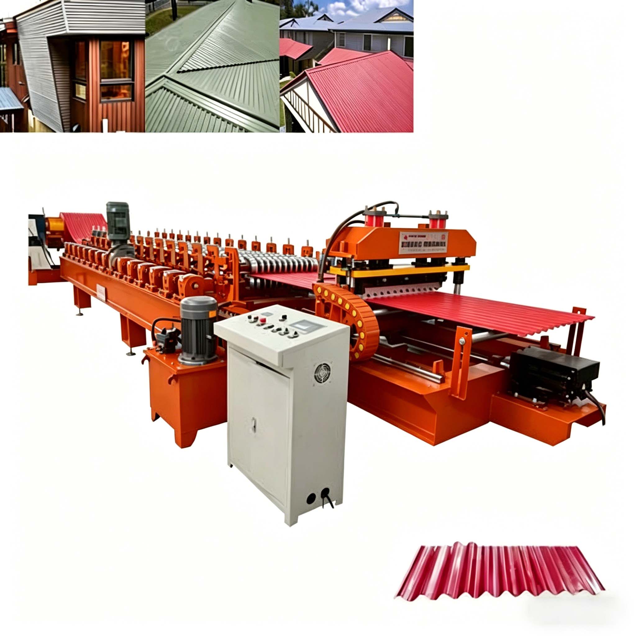 corrugated roof roll forming machine