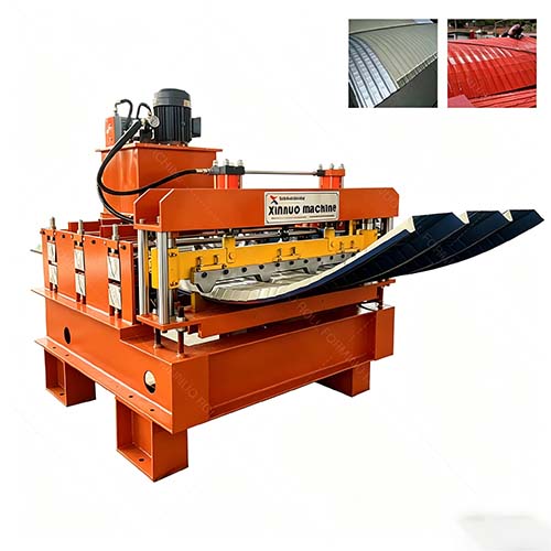 roof panel curving machine