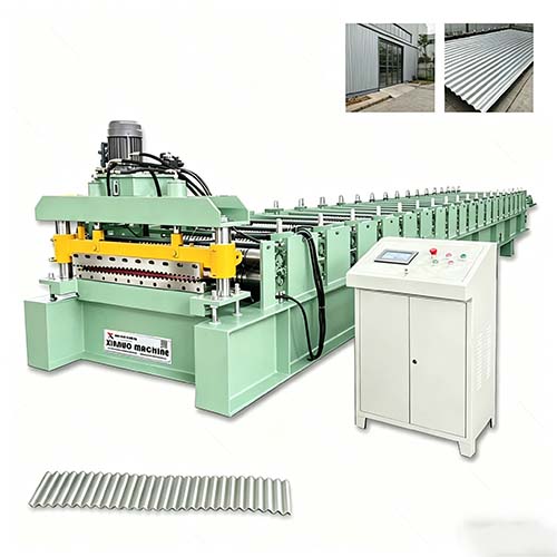 corrugated metal machine