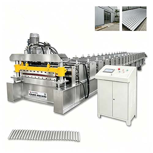 corrugated roof machine