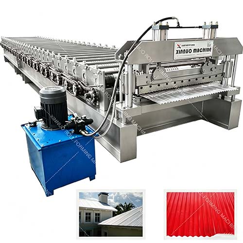 corrugated roof sheet making machine