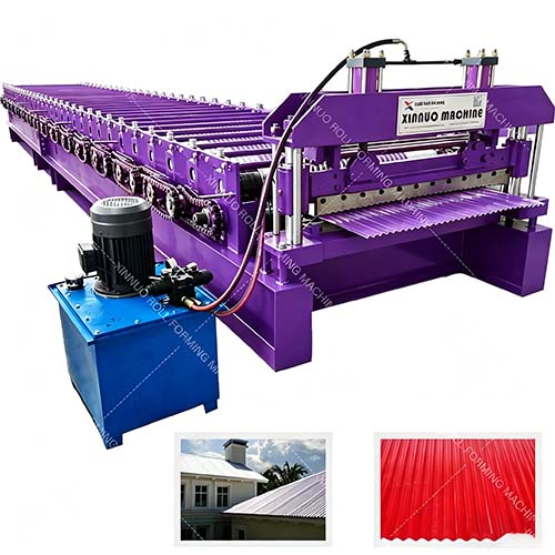 corrugated sheet forming machine