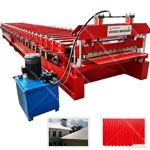 metal corrugated machine