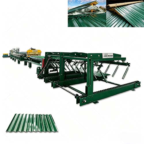 corrugated roof machine