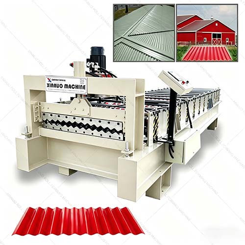 corrugated steel panel roll forming machine