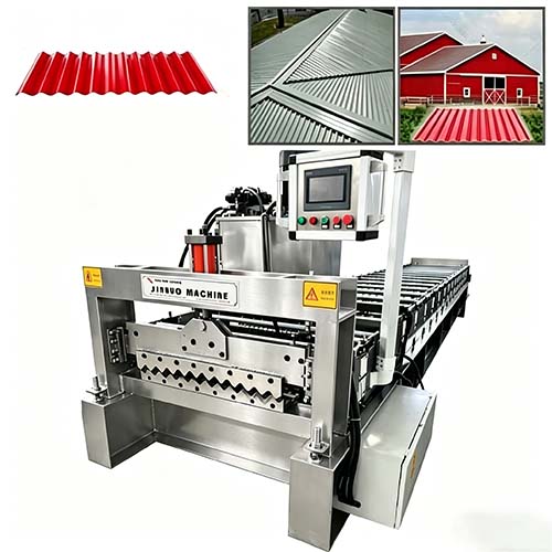 Corrugated Roof Sheeting Machine for Industrial Steel Roofing Panel Manufacturing and Bulk Production Lines