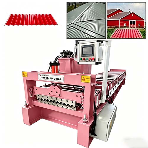 Corrugated Steel Panel Roll Forming Machine for Industrial Roofing and Wall Cladding Manufacturing Lines