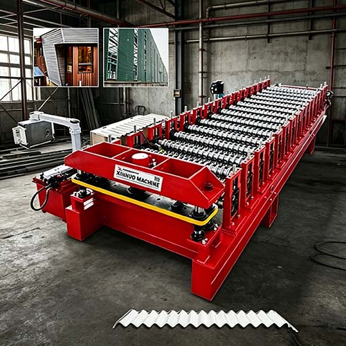 Industrial Corrugated Metal Rolling Machine for High-Speed Roofing Sheet Manufacturing and Steel Panel Production Lines
