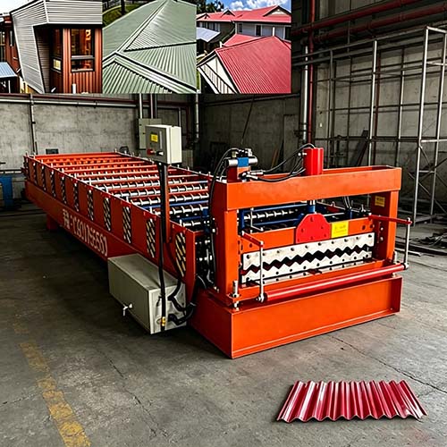 Automatic Corrugated Roof Sheet Making Machine for Industrial Roofing Manufacturing and Steel Construction Supply
