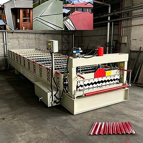 High-Precision Corrugated Steel Panel Roll Forming Machine for Industrial Roofing and Wall Cladding Production Systems