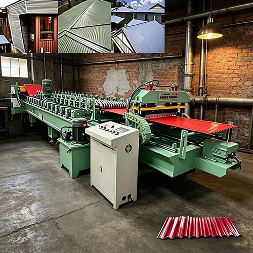 Industrial Metal Corrugated Machine for High-Volume Roofing Sheet Production and Steel Panel Manufacturing Lines