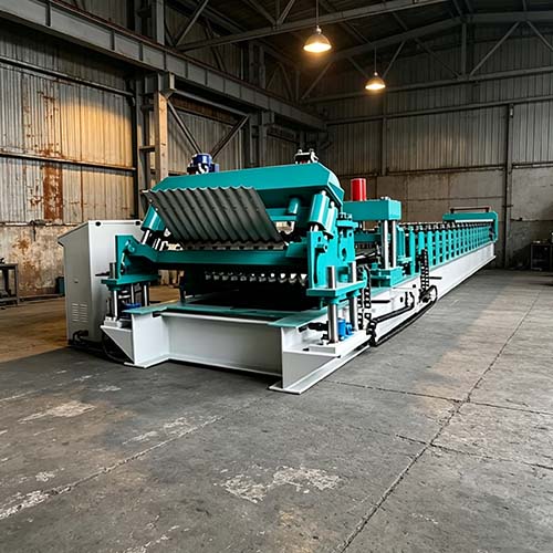 PLC Controlled Steel Silo Corrugated Panel Roll Forming Machine