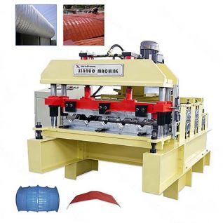 corrugated iron curving machine